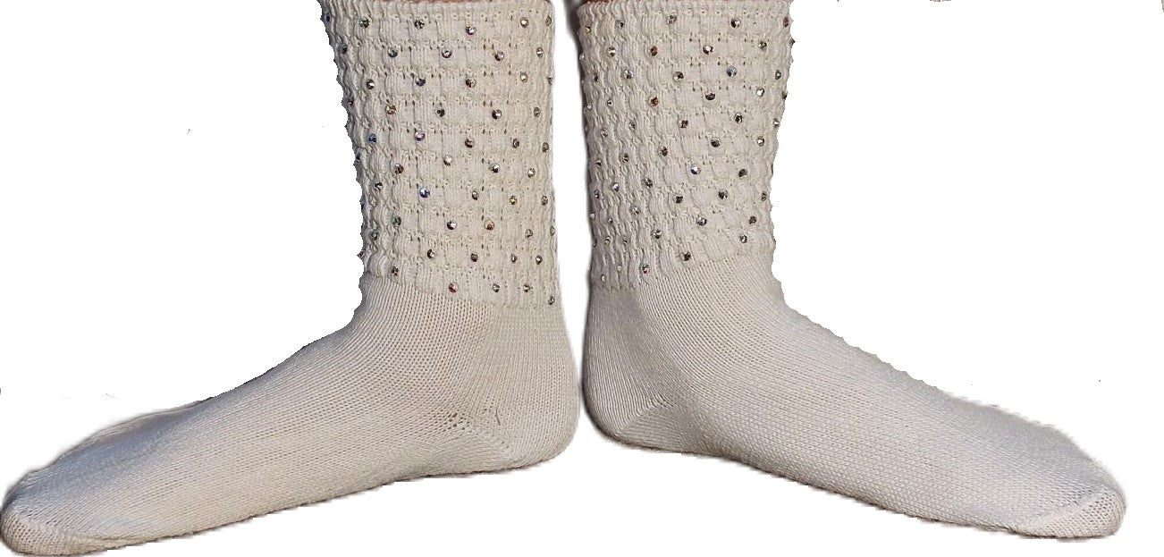 Antonio Pacelli Ultra Low Diamante Socks