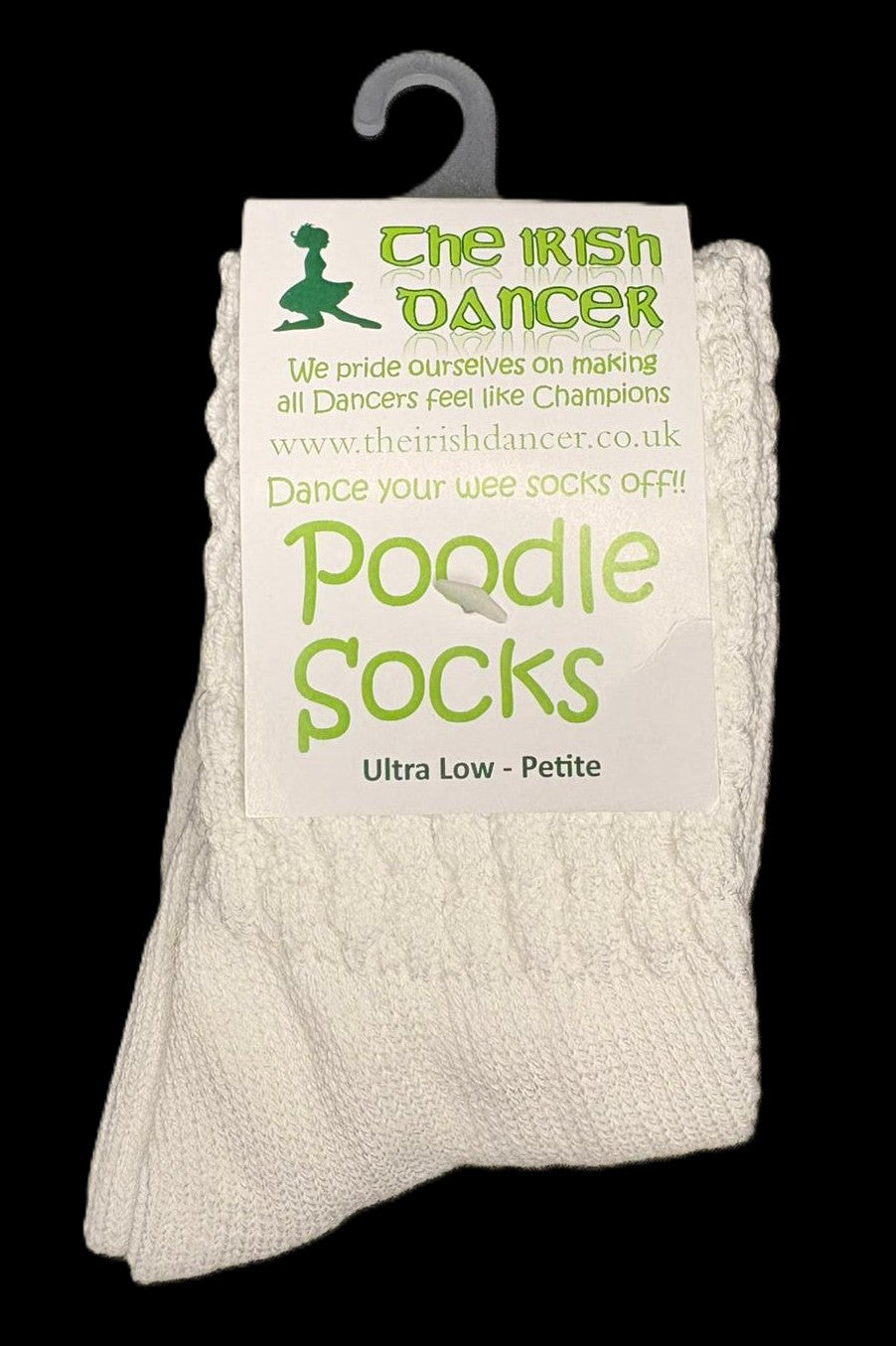 The Irish Dancer Ultra Low Length Poodle Socks - Plain